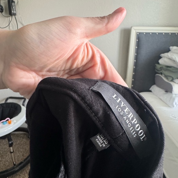 Liverpool Black Stretch Dress Pants - Picture 4 of 4